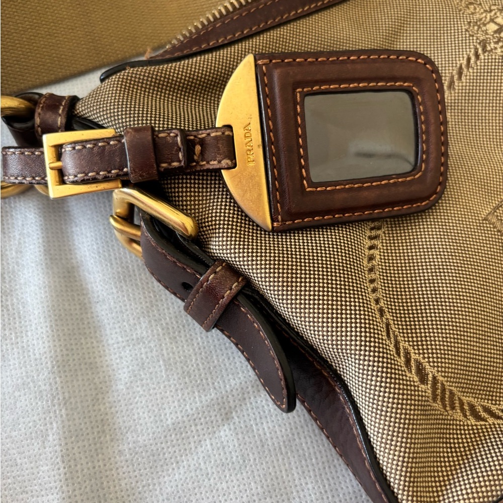 Prada Beige and Brown crossbody bag - Picture 6 of 8